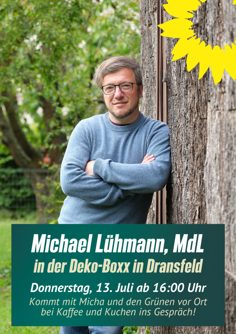 Michael Lühmann, MdL in der Deko-Boxx