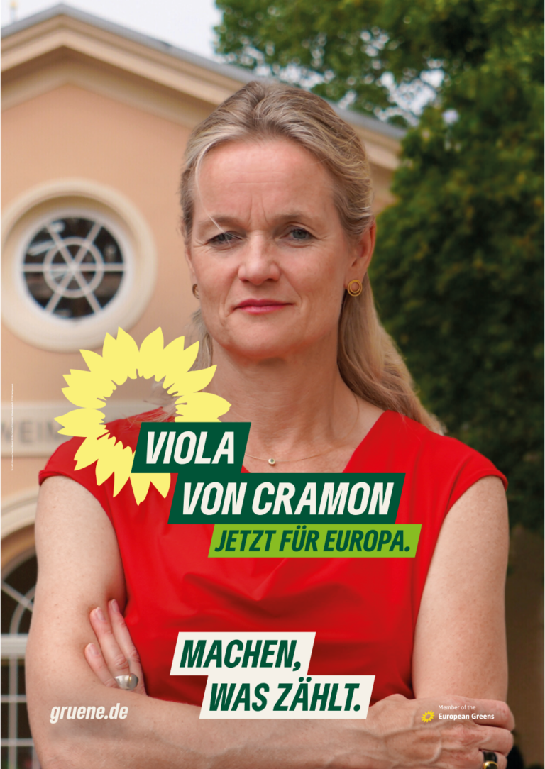 Unsere Kandidatin für die Europawahl Viola von Cramon stellt sich vor