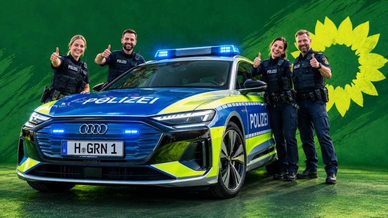 Niedersachsen stellt Polizeiautos auf e-Modelle um (NDR)